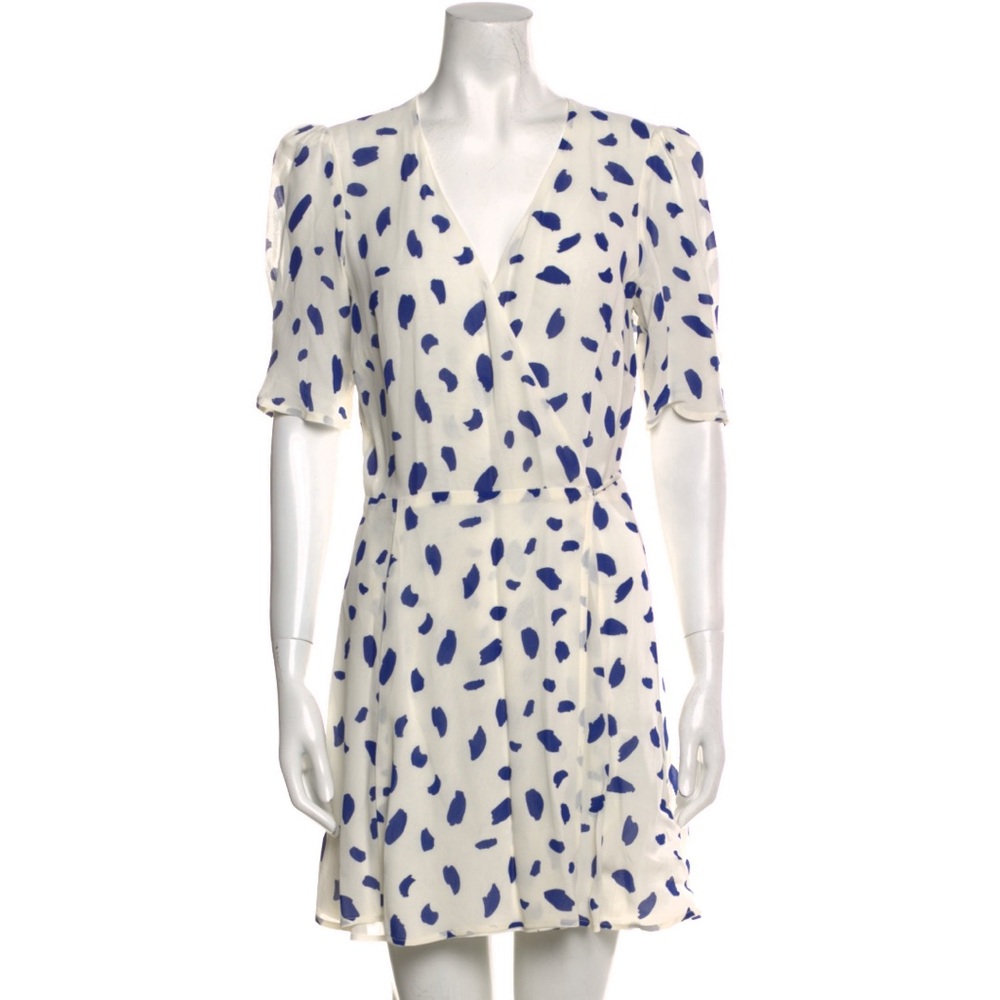 Reformation mini printed dress Large